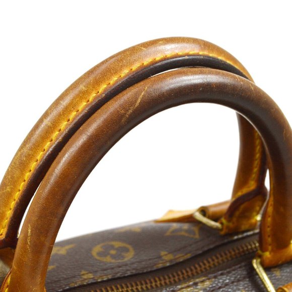 LOUIS VUITTON SPEEDY 30 HAND BAG PURSE MONOGRAM CANVAS - Picture 9 of 13